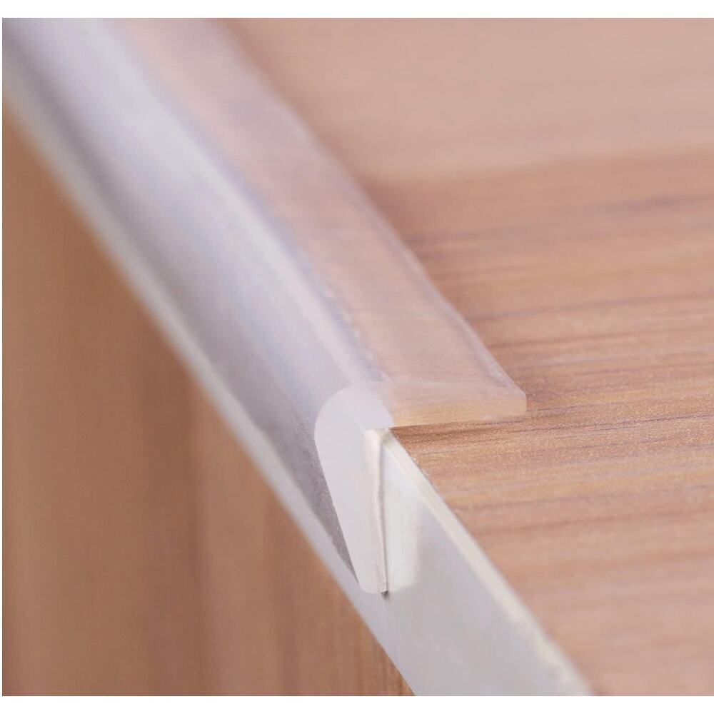 3 Packs Adhesive Silicone Edge Protector, Baby Proofing Guards, Furniture Bumper